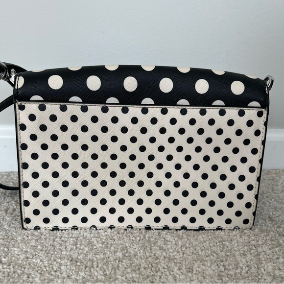 Kate Spade Polka Dot Crossbody Bag in Black and White - Picture 5 of 11